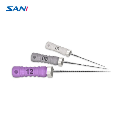 Buy Dental Stainless Steel Super C Files 06# 08# 10# 12# 15# For Root Canal Treatment online manufacture